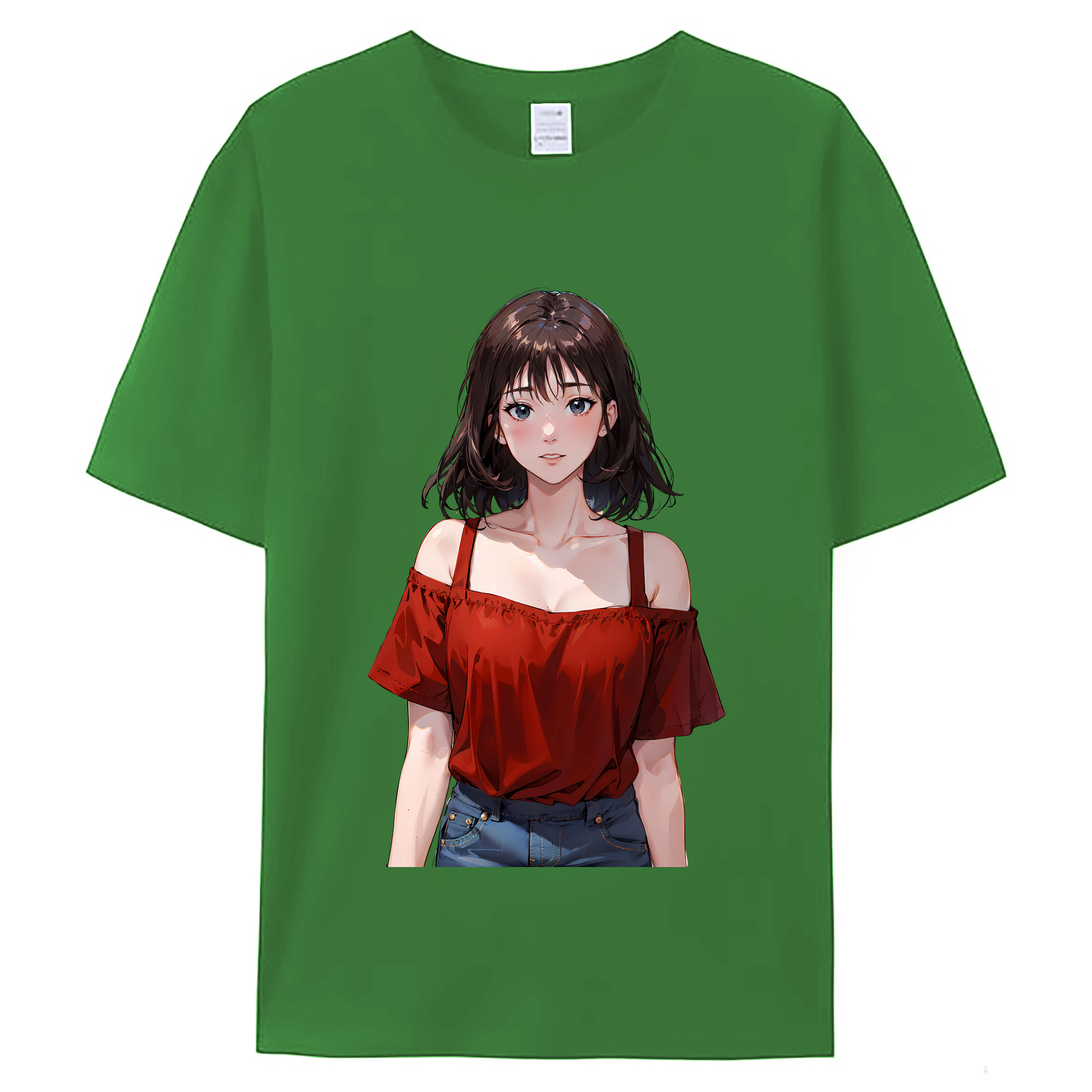 （画像用） SLAM DUNK／スラムダンク レディースカジュアルプリントTシャツ（綿100％）
